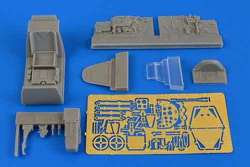 Aires Bf 109G-5 (late)cockpit set f. Eduard 1:48 (4698)