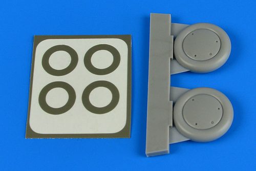 Aires Gloster Gladiator wheels&paint masks for Roden/Eduard 1:48 (4717)