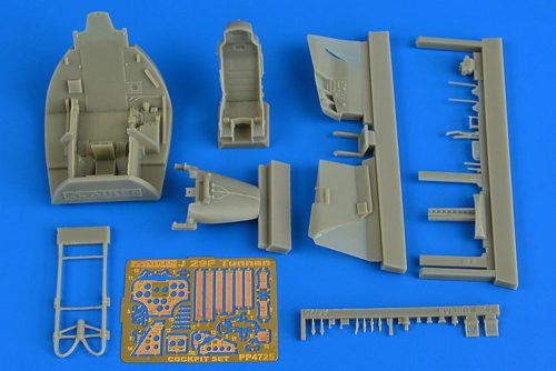 Aires SAAB J-29 Tunnan cockpit set for pilot replicas 1:48 (4725)