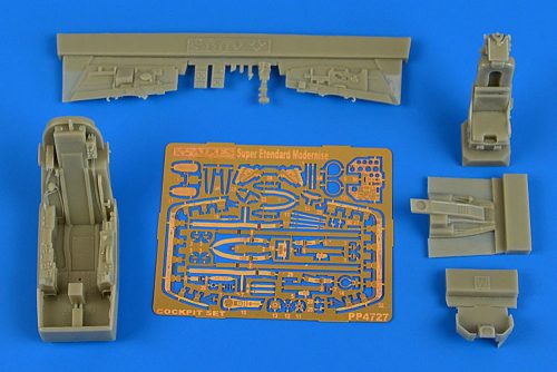 Aires Super Etendart SEM cockpit set f.Kinetic 1:48 (4727)