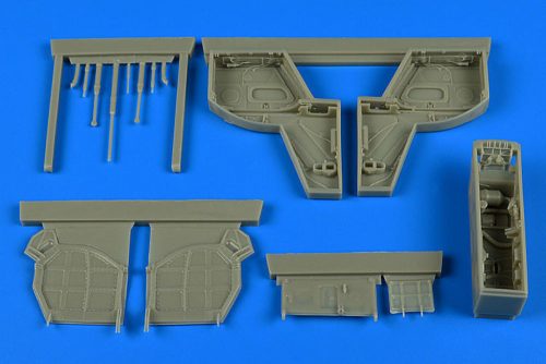 Aires IAI Kfir C2/C7 wheel bay for AMK 1:48 (4733)