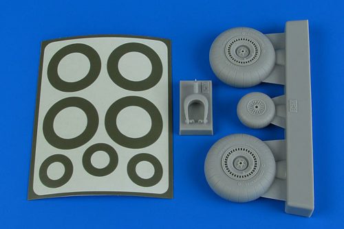 Aires Do 217 Wheels & paint masks for ICM 1:48 (4789)