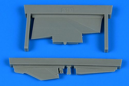 Aires MiG-23BN correct tail fin for Trumpeter 1:48 (4794)