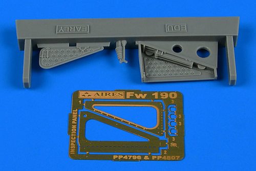 Aires Fw 190 inspection panel - early v. EDUARD 1:48 (4796)