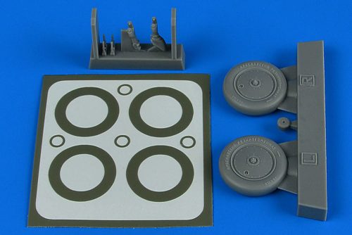 Aires I-16 wheels & paint masks for ICM 1:48 (4797)