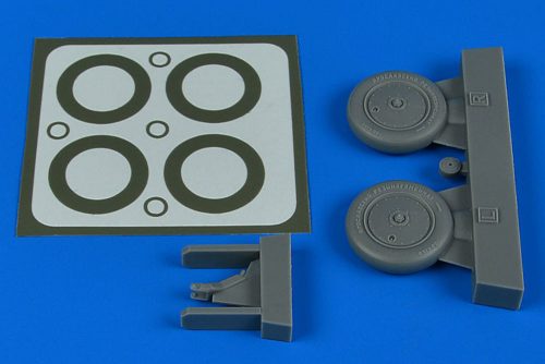 Aires I-153 wheels & paint masks for ICM/Hasegawa 1:48 (4799)