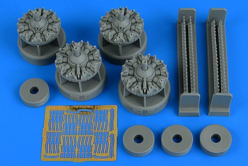 Aires B-17G flying fortress engine set for HK Model 1:48 (4805)