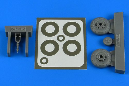 Aires Macchi Mc.205 wheels & paint masks for Hasegawa 1:48 (4811)