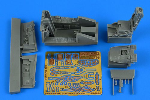 Aires F-104G Starfighter cockpit set (C-2 ej. seat) for Kinetic 1:48 (4820)