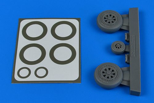 Aires J-29 Tunnan wheels & paint masks 1:48 (4822)