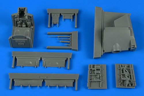 Aires Harrier AV-8A wheel bay for KINETIC 1:48 (4851)