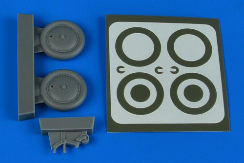 Aires K5Y Willow wheels & paint masks 1:48 (4869)