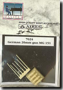 Aires German 20 mm MG 151 1:72 (7024)