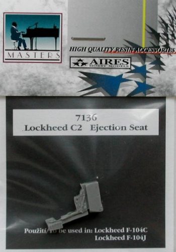 Aires Lockheed C2 seat for F-104C 1:72 (7136)