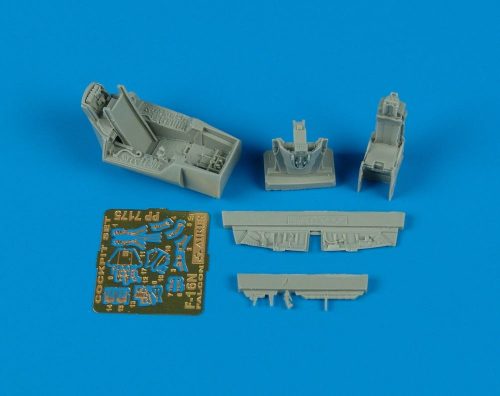 Aires F-16N Aggressor Cockpit Set für Hasegawa-Bausatz 1:72 (7175)