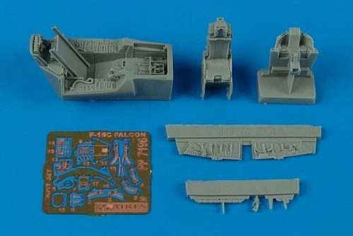 Aires F-16 CG/CJ Falcon cockpit set für Academy Bausatz 1:72 (7196)