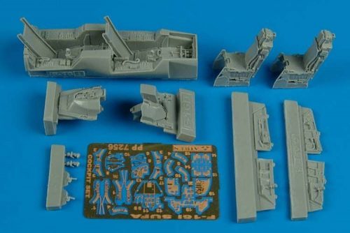 Aires F-16l Sufa cockpit set for Hasegawa 1:72 (7256)