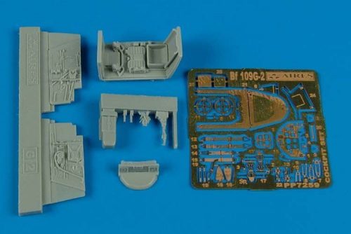 Aires Bf 109G-2 cockpit set for Fine Models 1:72 (7259)