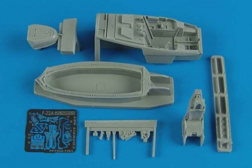 Aires F-22A Raptor cockpit set for Revell 1:72 (7263)