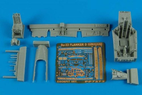 Aires Su-33 Flanker D cockpit set for Hasegawa 1:72 (7273)