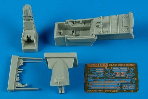 Aires F/A-18E Super Hornet cockpit set f.Haseg 1:72 (7288)