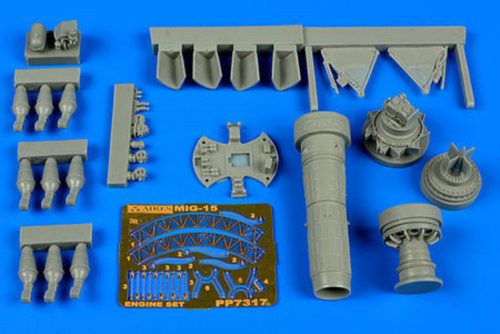 Aires MiG-15bis engine set for Eduard 1:72 (7317)