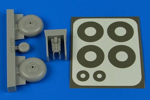 Aires Wellington wheels & Paint masks (early) for Airfix 1:72 (7364)