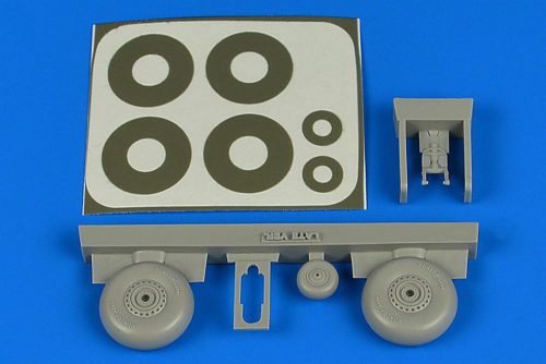 Aires Wellington wheels & paint masks (late) for Airfix 1:72 (7365)