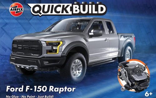 Airfix QUICKBUILD Ford F-150 Raptor - Grey (J6053)