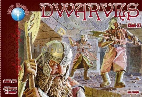 ALLIANCE Dwarves, set 2 1:72 (ALL72008)