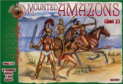 ALLIANCE Mounted Amazons (Set 2) 1:72 (ALL72021)