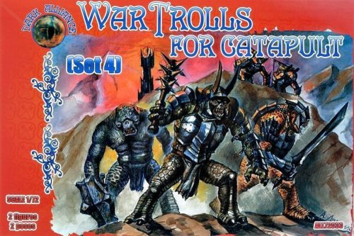 ALLIANCE War Trolls for catapult, set 4 1:72 (ALL72033)