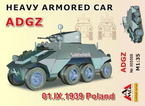 AMG Heavy Armored Car ADGZ(01.IX.1939 Poland 1:35 (AMG35508)