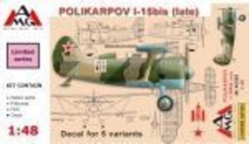 AMG Polikarpov I-15 bis (late) 1:48 (AMG48309)