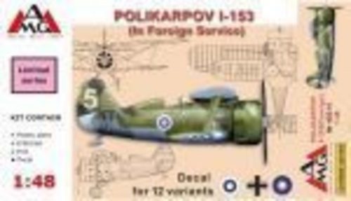 AMG Polikarpov I-153 (in Foreign Service) 1:48 (AMG48310)