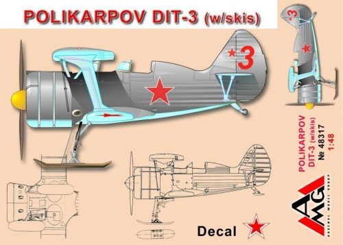 AMG Polikarpov DIT-3 (w/skis) 1:48 (AMG48317)