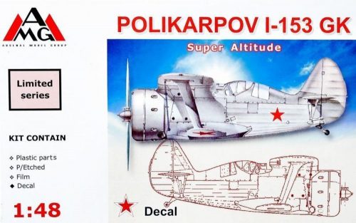 AMG Polikarpov I-153 (pressurized cabin) 1:48 (AMG48318)