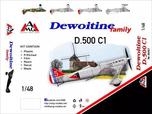 AMG Dewoitine D.500 C1 (French AF) 1:48 (AMG48401)