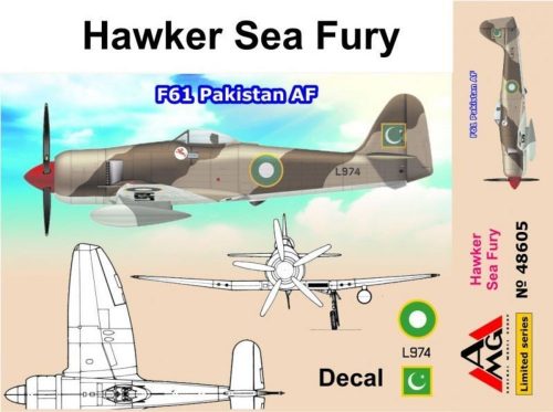 AMG Hawker Sea Fury F61 Pakistan AF 1:48 (AMG48605)