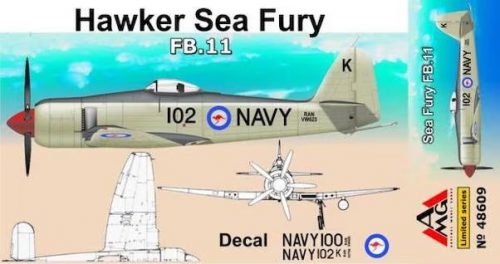 AMG Sea Fury FB.11 Royal Australian Navy 1:48 (AMG48609)