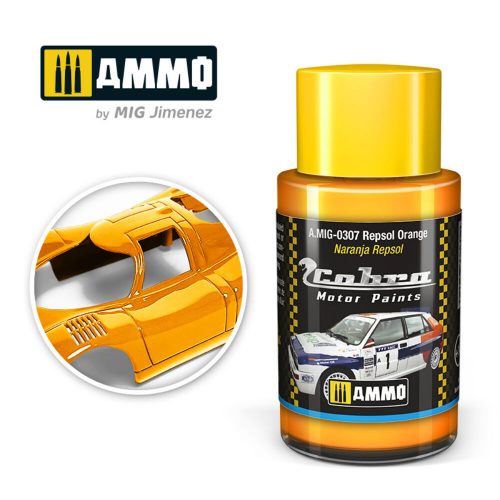 AMMO COBRA MOTOR Repsol Orange Acrylic Paint 30 ml (A.MIG-0307)