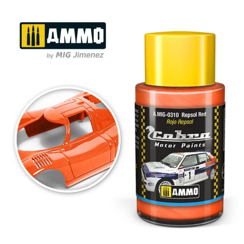 AMMO COBRA MOTOR Repsol Red Acrylic Paint 30 ml (A.MIG-0310)