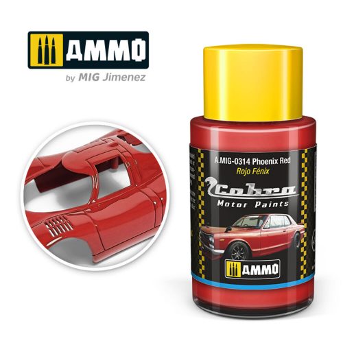 AMMO COBRA MOTOR Phoenix red Acrylic Paint 30 ml (A.MIG-0314)