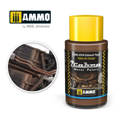 AMMO COBRA MOTOR Exhaust pipes Acrylic Paint 30 ml (A.MIG-0316)