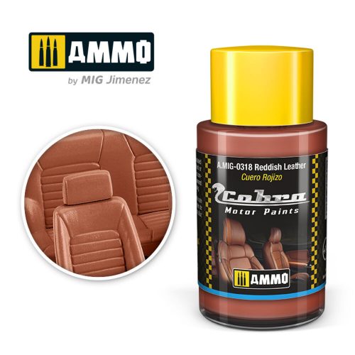 AMMO COBRA MOTOR Reddish Leather Acrylic Paint 30 ml (A.MIG-0318)