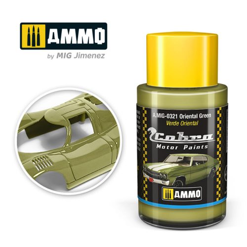 AMMO COBRA MOTOR Oriental green Acrylic Paint 30 ml (A.MIG-0321)