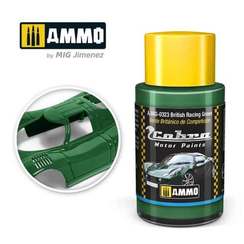 AMMO COBRA MOTOR British Racing Green Acrylic Paint 30 ml (A.MIG-0323)