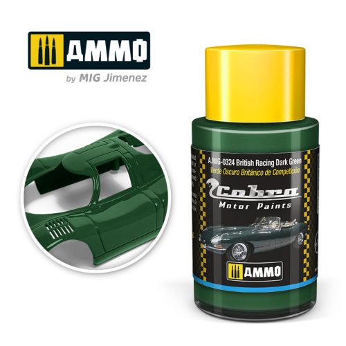 AMMO COBRA MOTOR British Racing Dark Green Acrylic Paint 30 ml (A.MIG-0324)