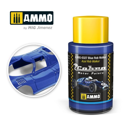 AMMO COBRA MOTOR Blue Rob Walker Acrylic Paint 30 ml (A.MIG-0327)