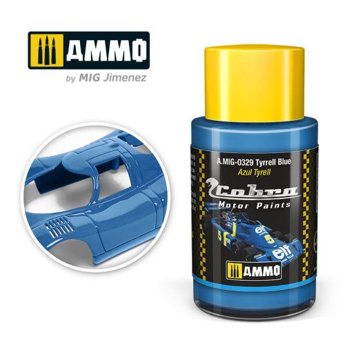 AMMO COBRA MOTOR Tyrrell Blue Acrylic Paint 30 ml (A.MIG-0329)